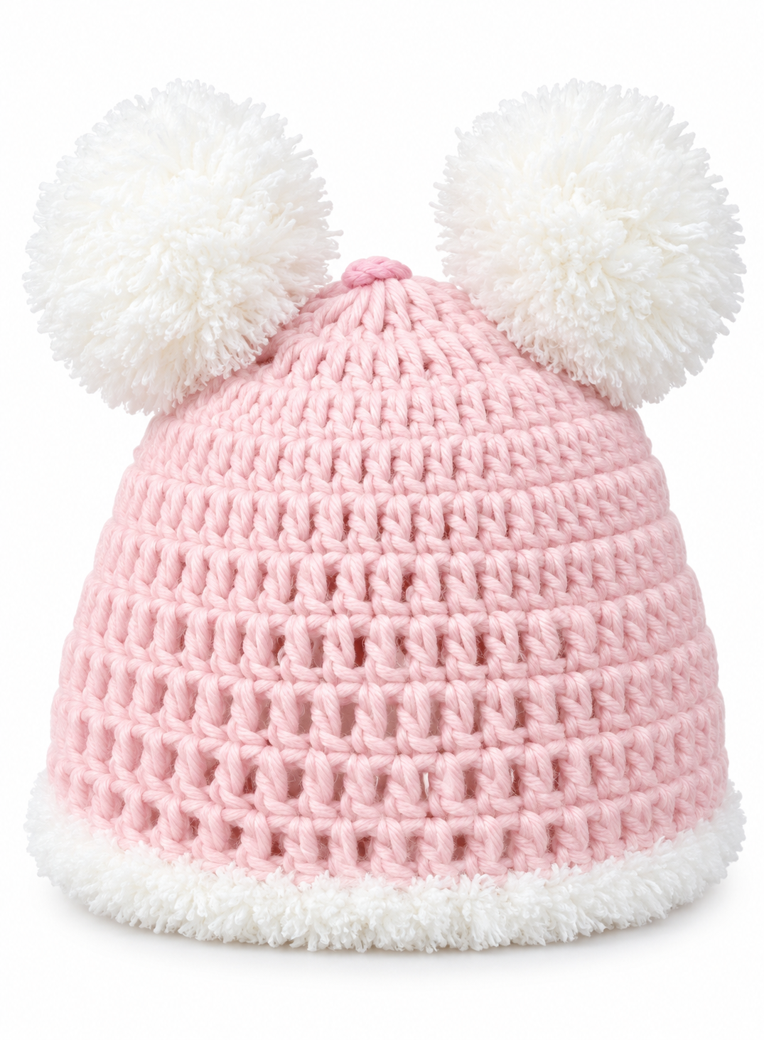 Cotton Candy Bunny Baby Hat