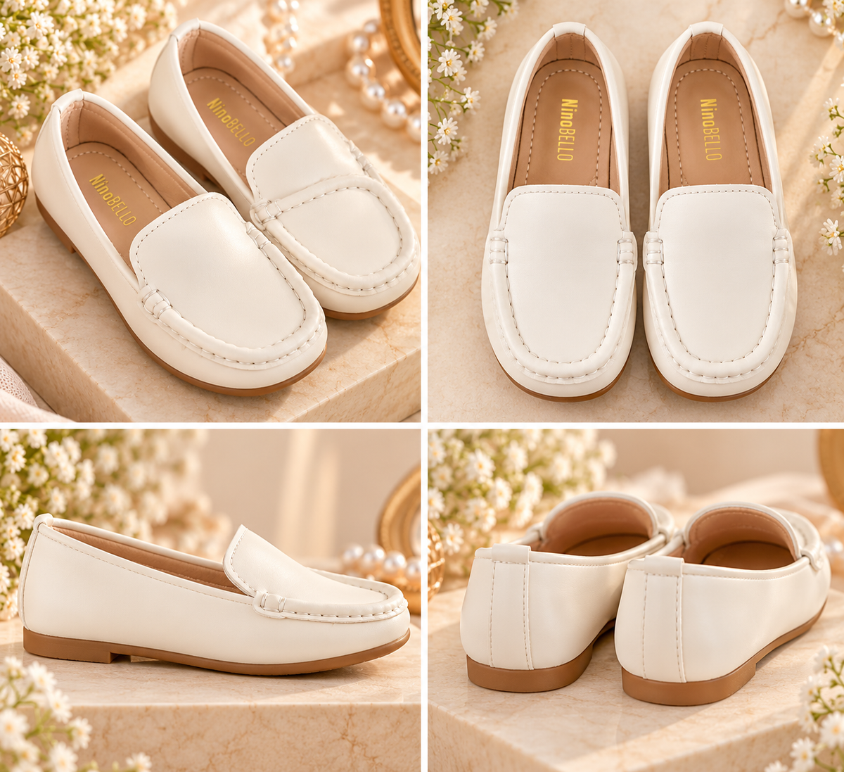OFF WHITE LOAFERS
