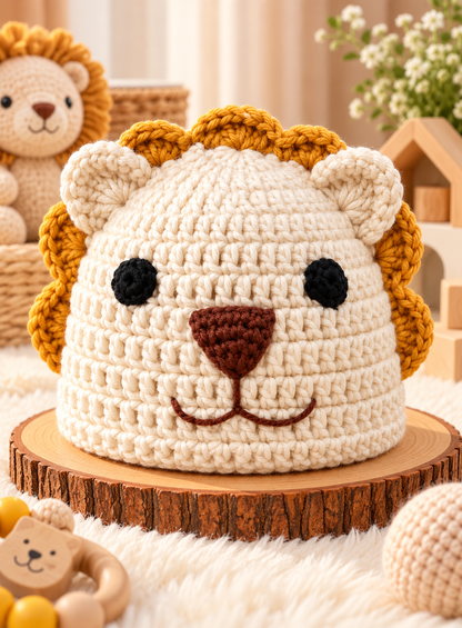 Little Simba Knitted Cap