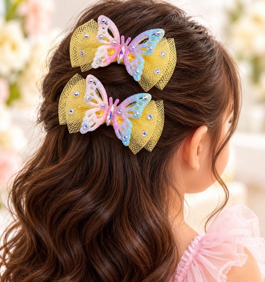 Flutter Fairy Butterfly Hair Clips