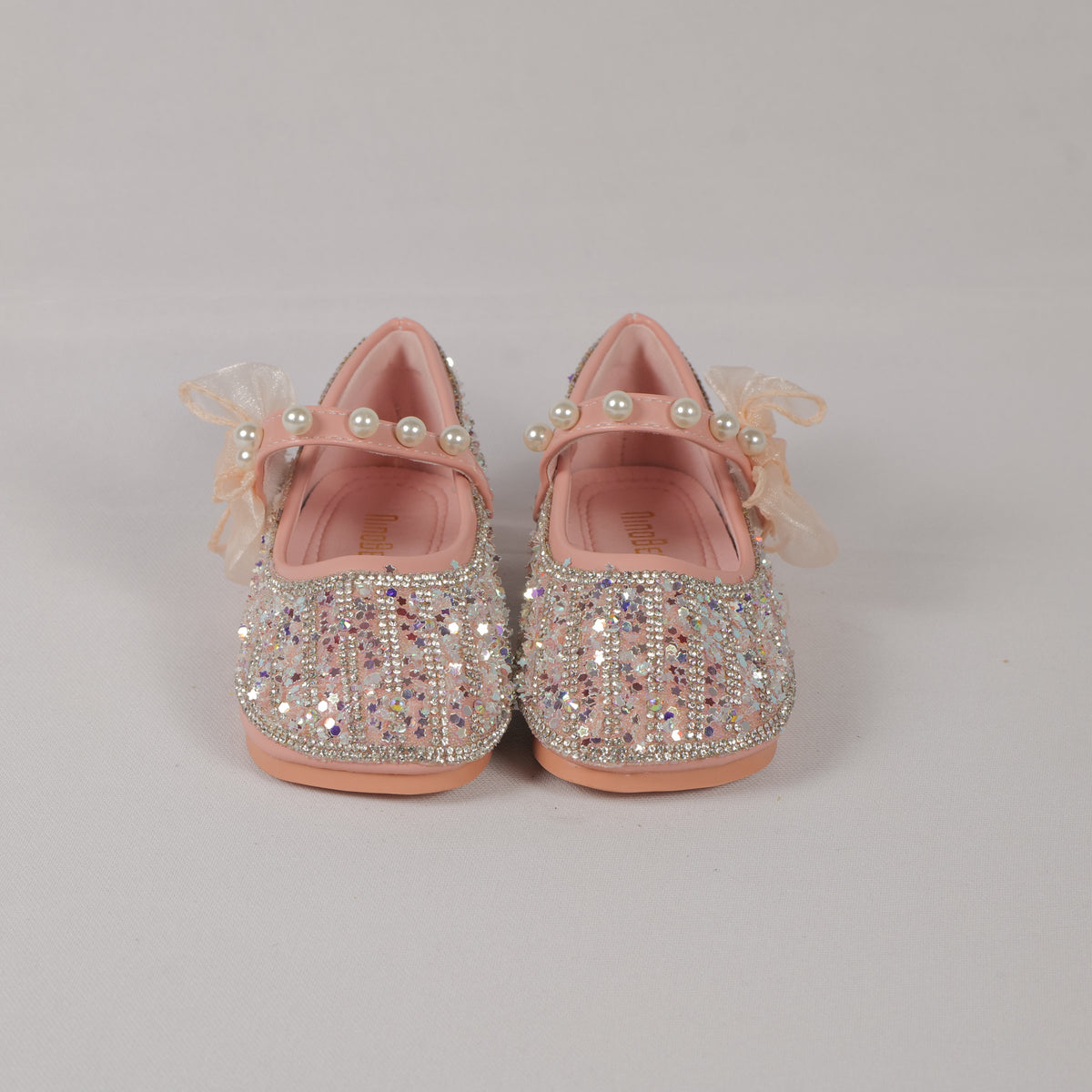 Pink Glitter Side Bow Bellies