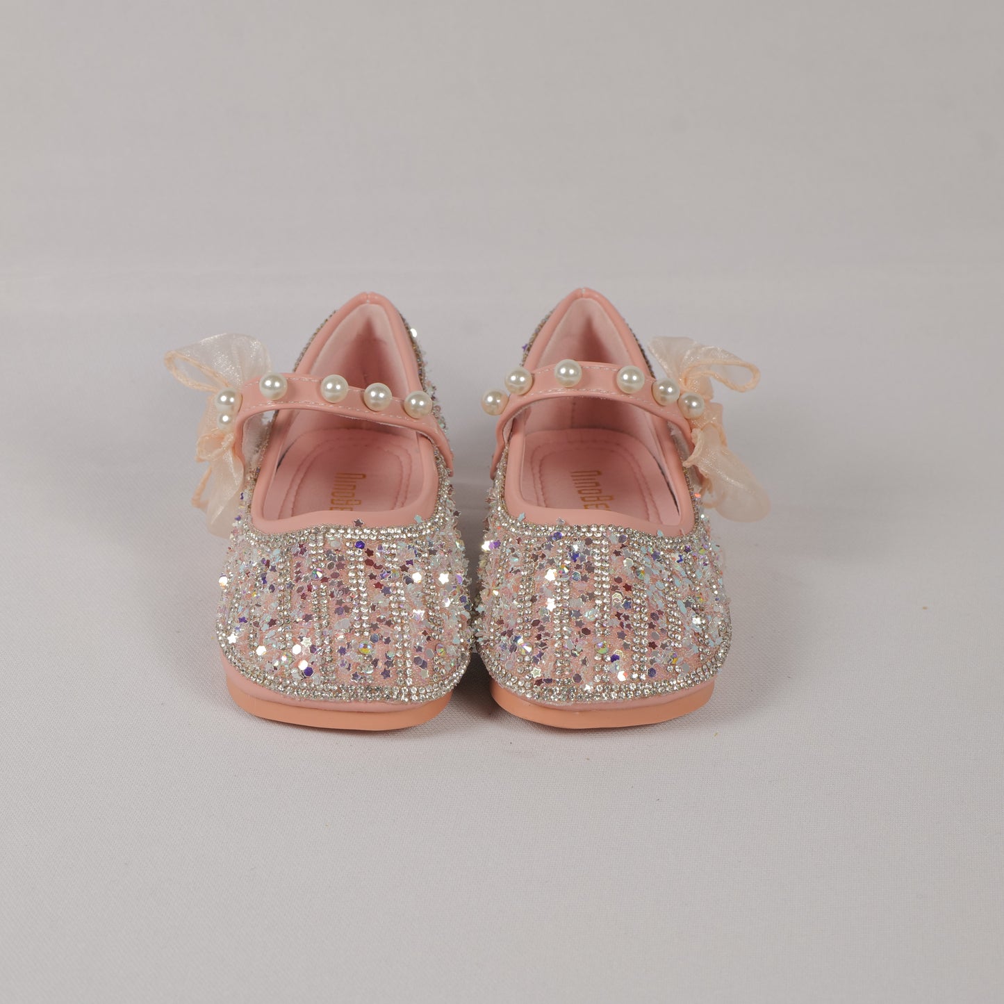 Pink Glitter Side Bow Bellies
