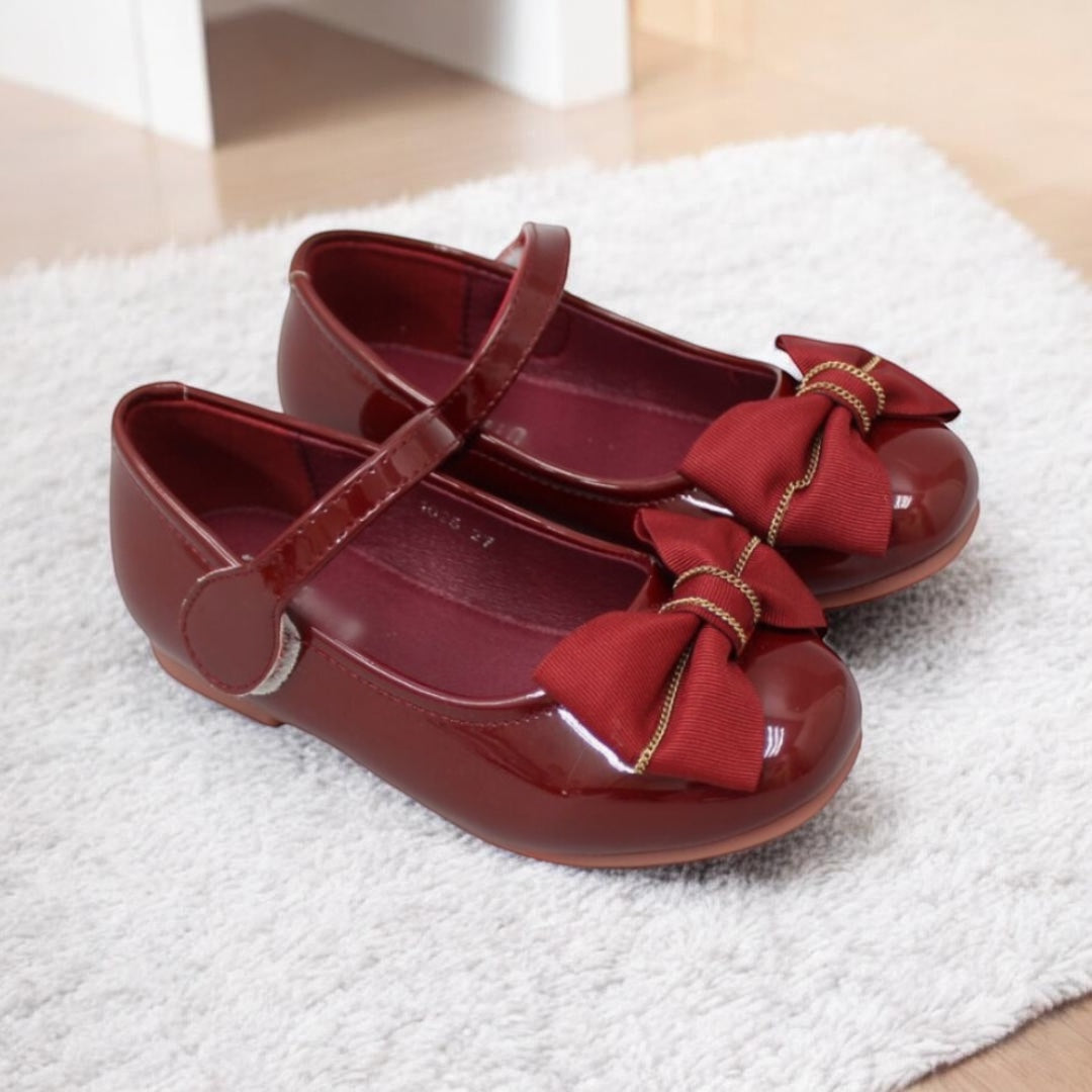 MAROON BOW BELLIES