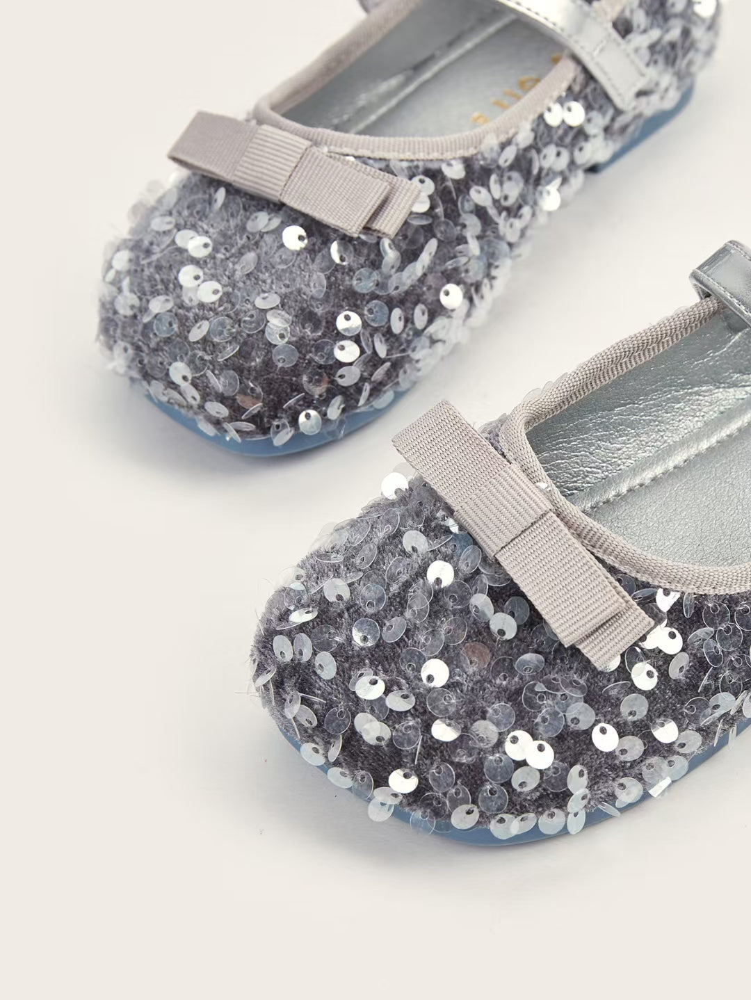 SILVER SEQUIN BELLIES