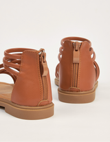 Gladiator brown sandals