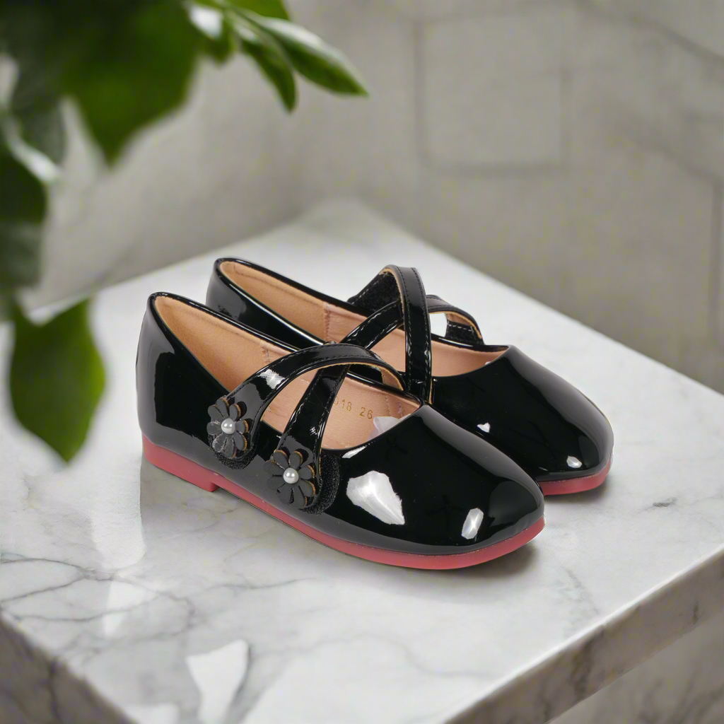 Black Double Strap Bellies