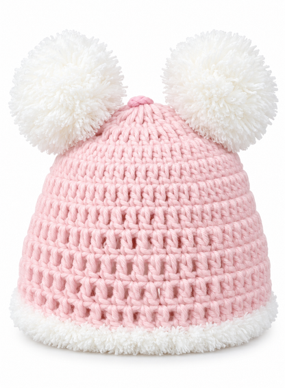Cotton Candy Bunny Baby Hat
