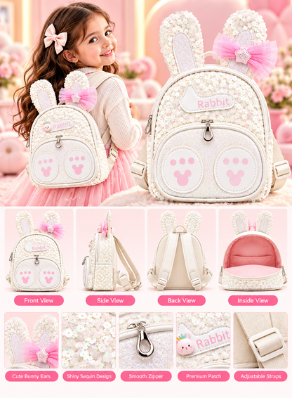 Sparkle Bunny Mini Backpack