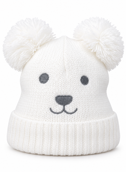 Snowy Bear Baby Beanie