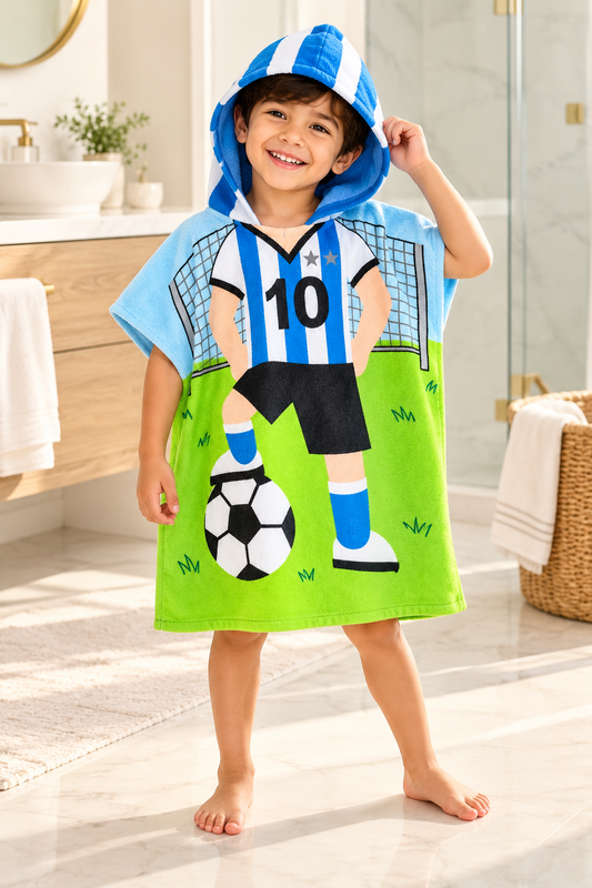 MESSI HOODED BEACH TOWEL
