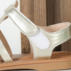 Golden Strap Sandals