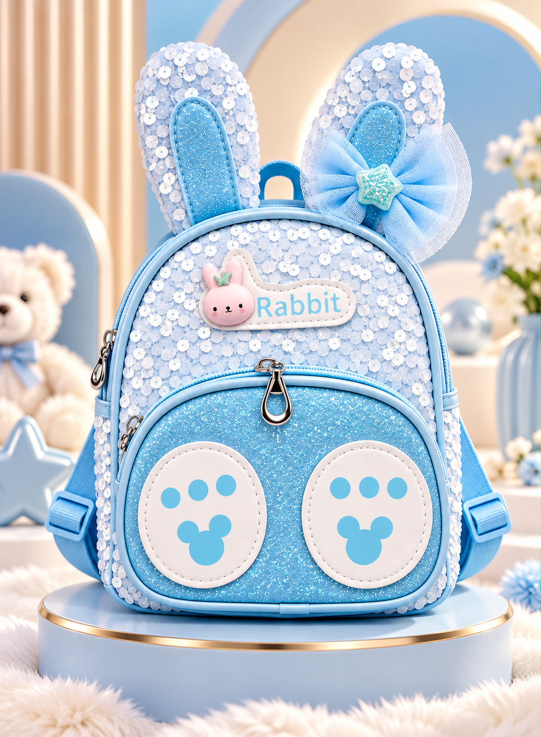 Sparkle Bunny Mini Backpack