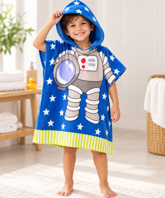 ASTRONAUT HOODED BEACH TOWEL