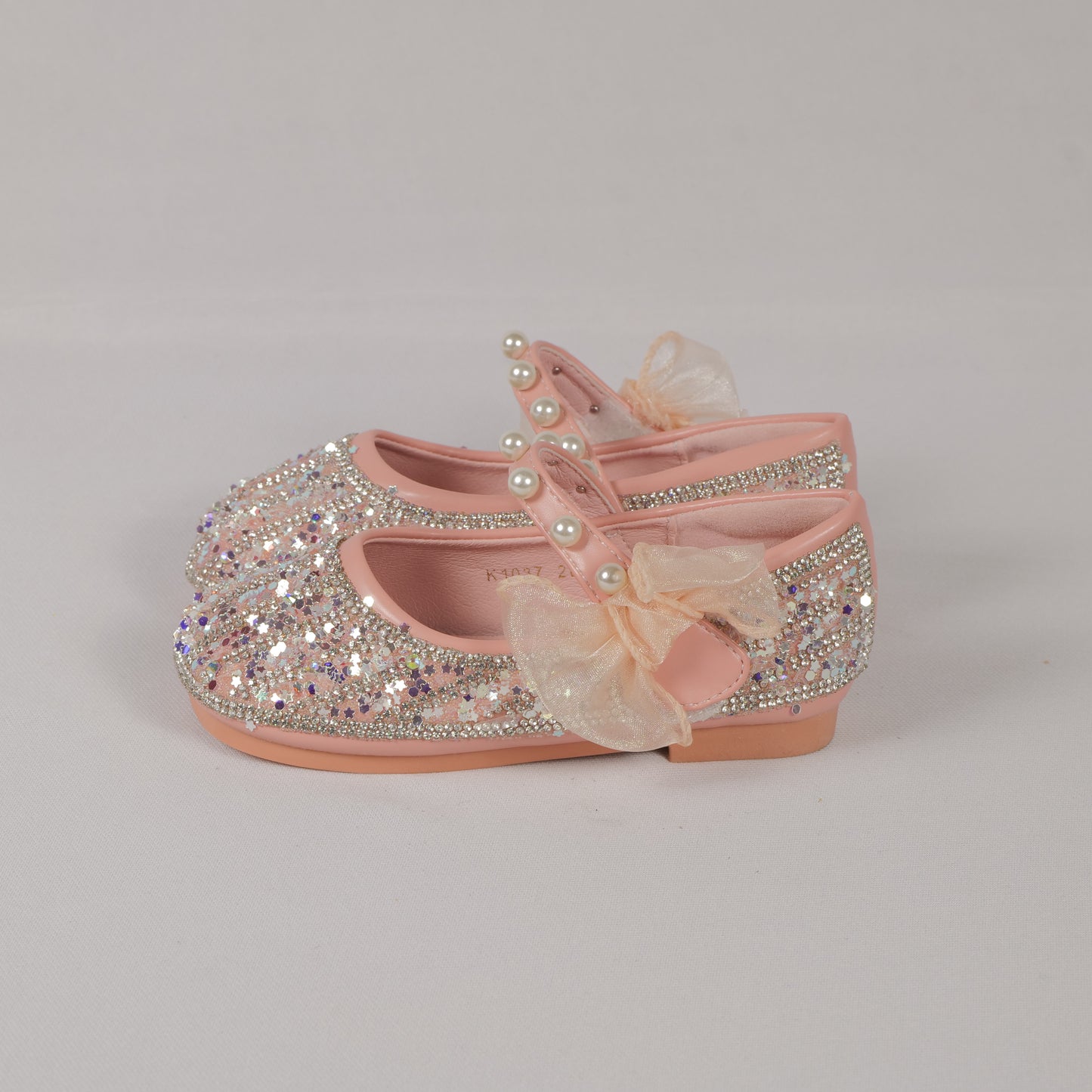 Pink Glitter Side Bow Bellies