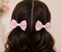 PINK BOW CLIPS