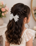 ICE SPARKLE BOW CLIP