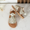 Golden Strap Sandals