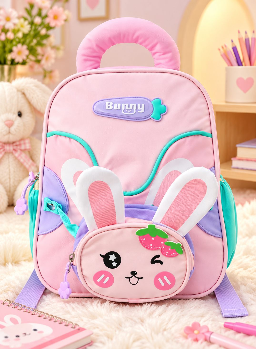 Pastel Bunny Bagpack