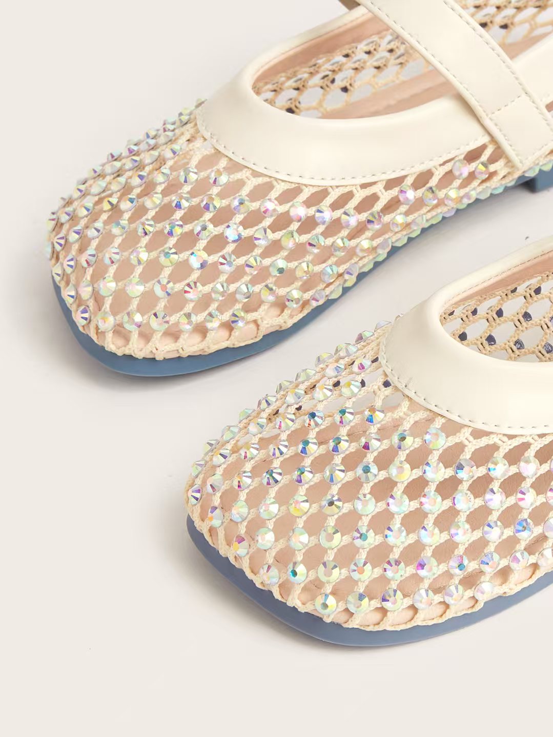IVORY MESH BELLIES