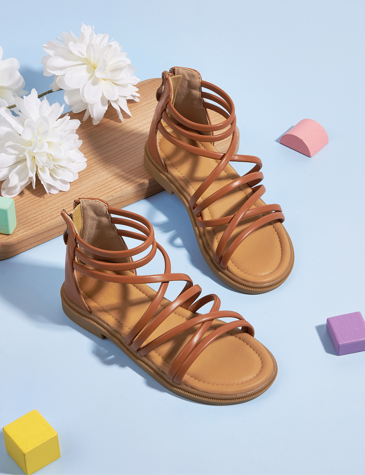 Gladiator brown sandals