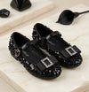 BLACK SEQUIN BELLIES