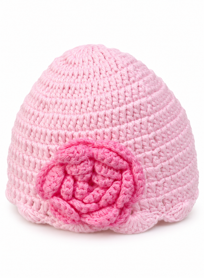 Little Rose Crochet Baby Cap