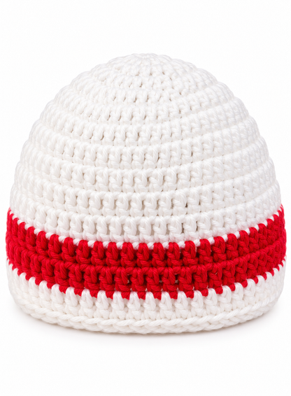 Cherry Blossom Knitted Baby Cap