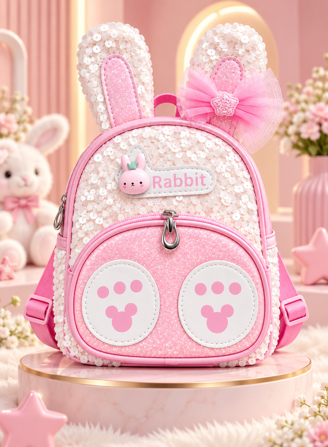 Sparkle Bunny Mini Backpack