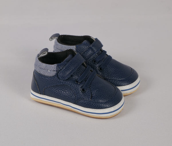 BLUE WHITE CHECK SHOE