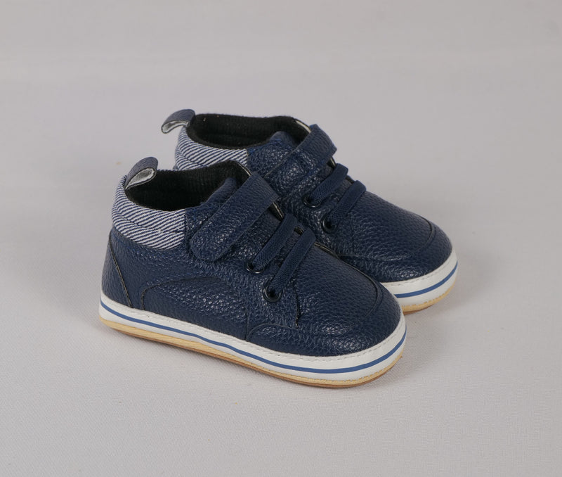 BLUE WHITE CHECK SHOE