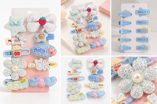 Blue pin set