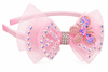 White Pink Embellished Hairband