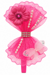 Flower Butterfly Glam Headband Set