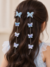 Celeste Butterfly Pearl Hair Chain
