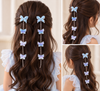 Celeste Butterfly Pearl Hair Chain