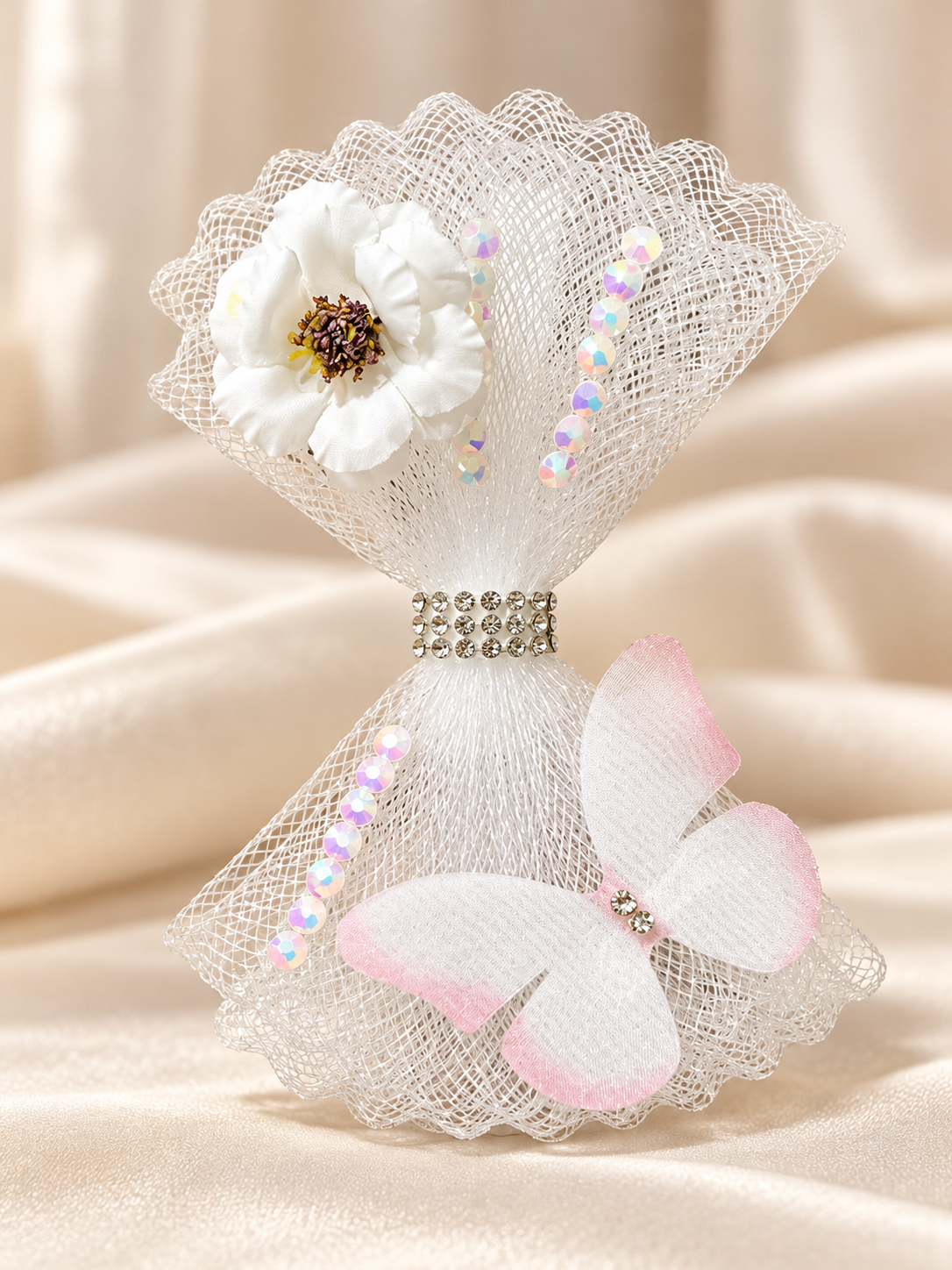 Flower Butterfly Glam Headband Set