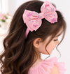 Satin Bow Hairband Set