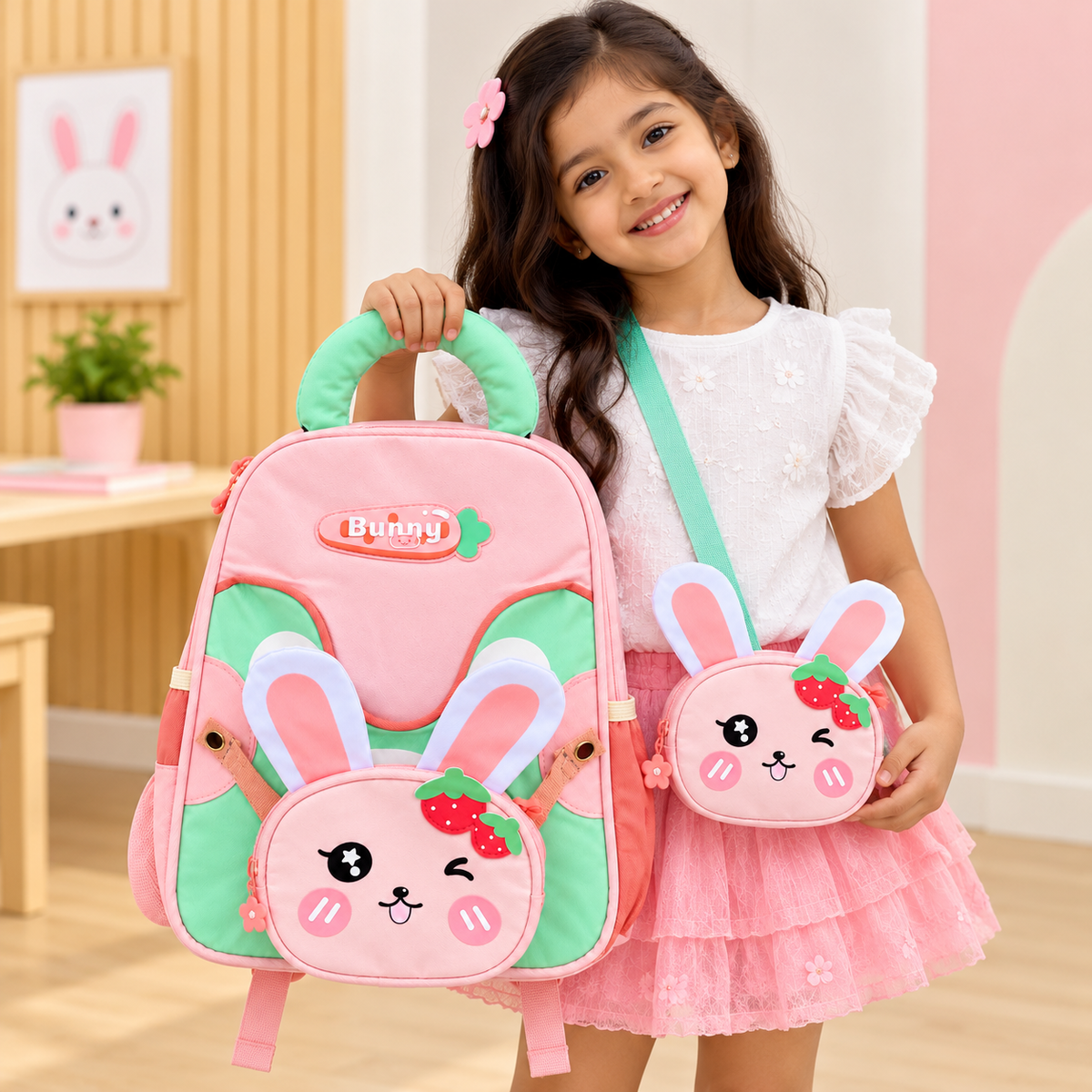 Pastel Bunny Bagpack