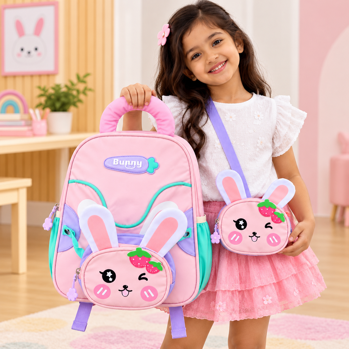 Pastel Bunny Bagpack