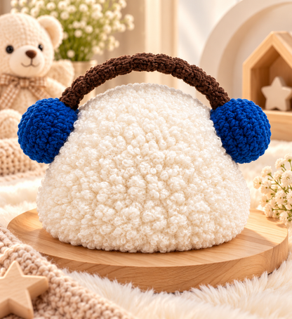 Cozy Cloud Knitted Earmuffs Cap
