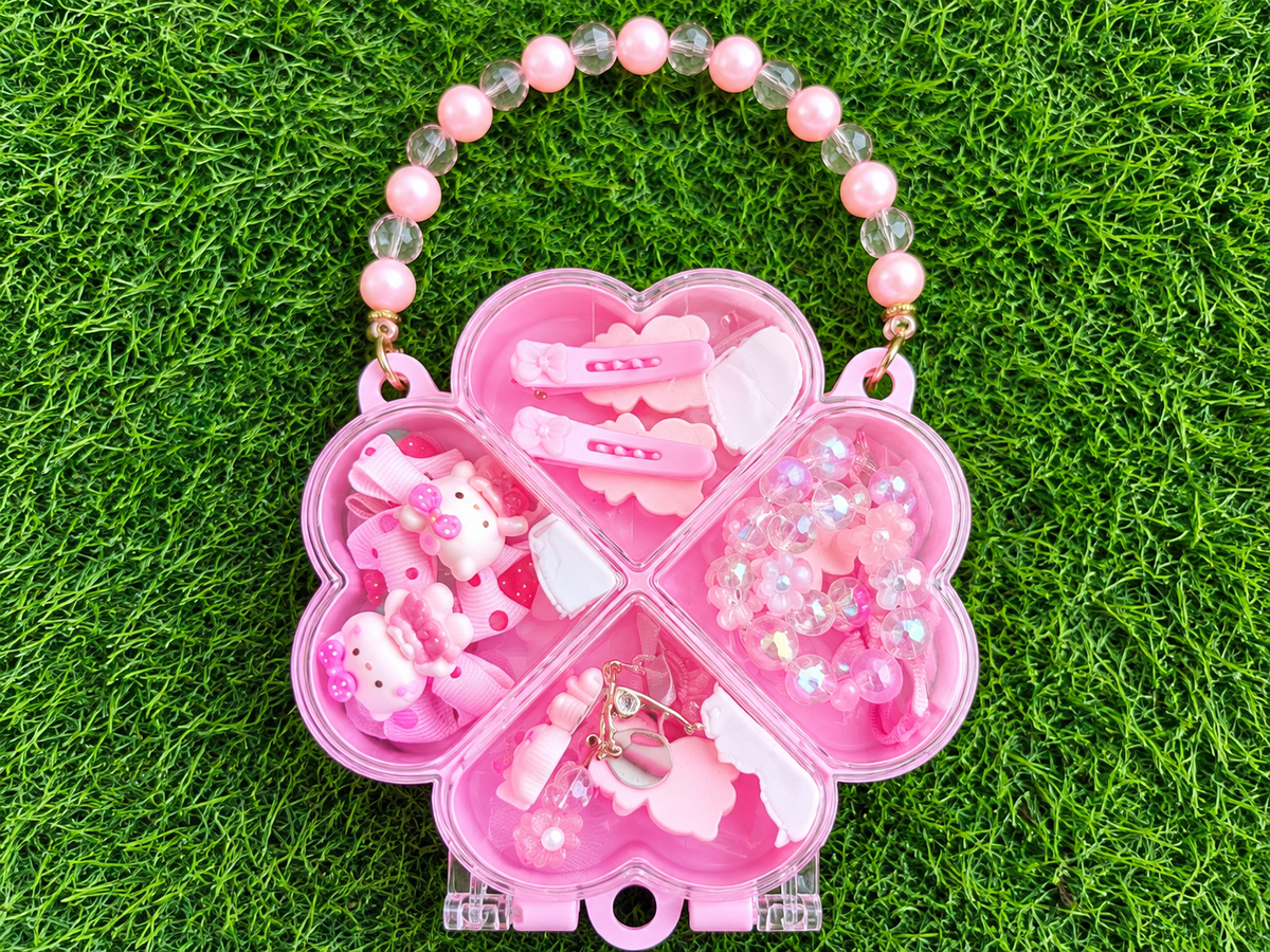 Pink Hairclip set