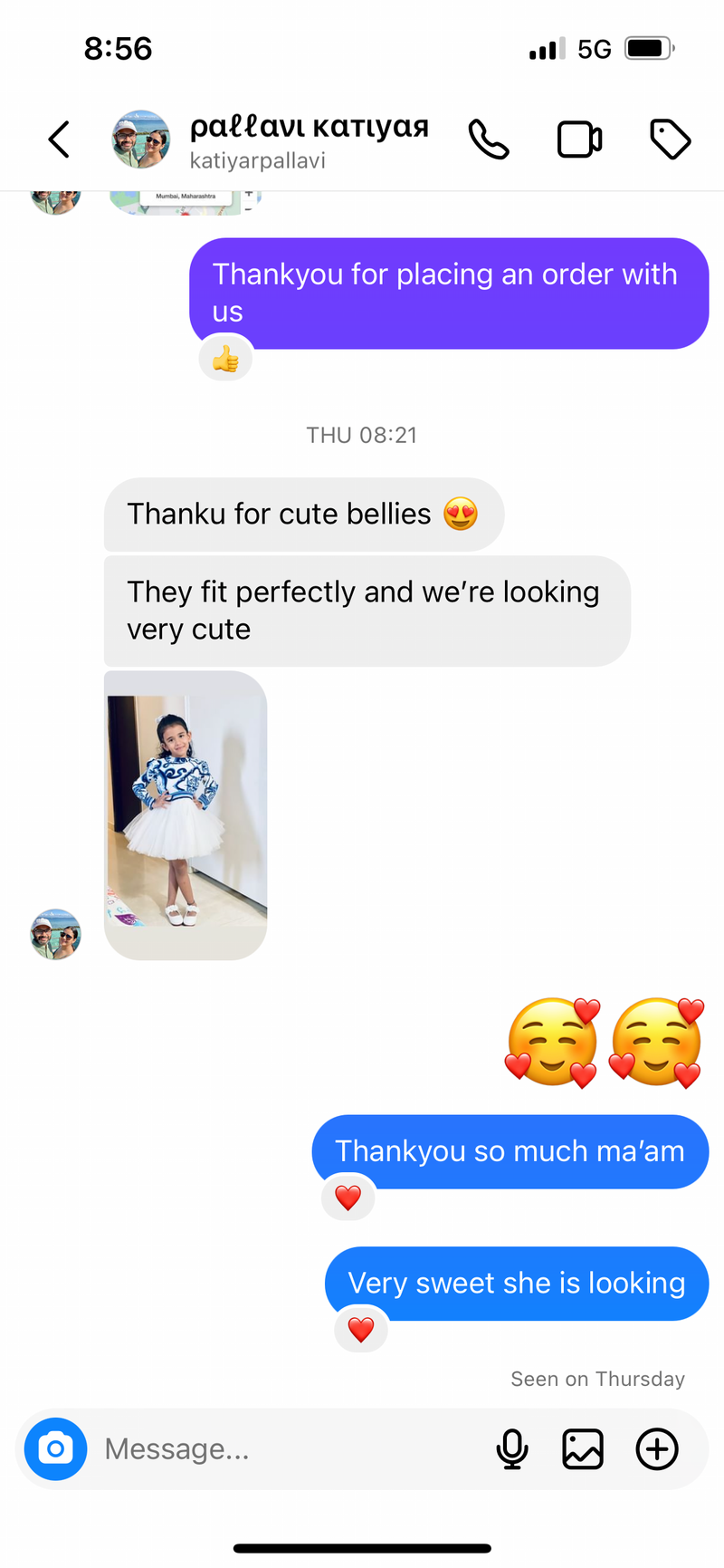 Customer review screenshot