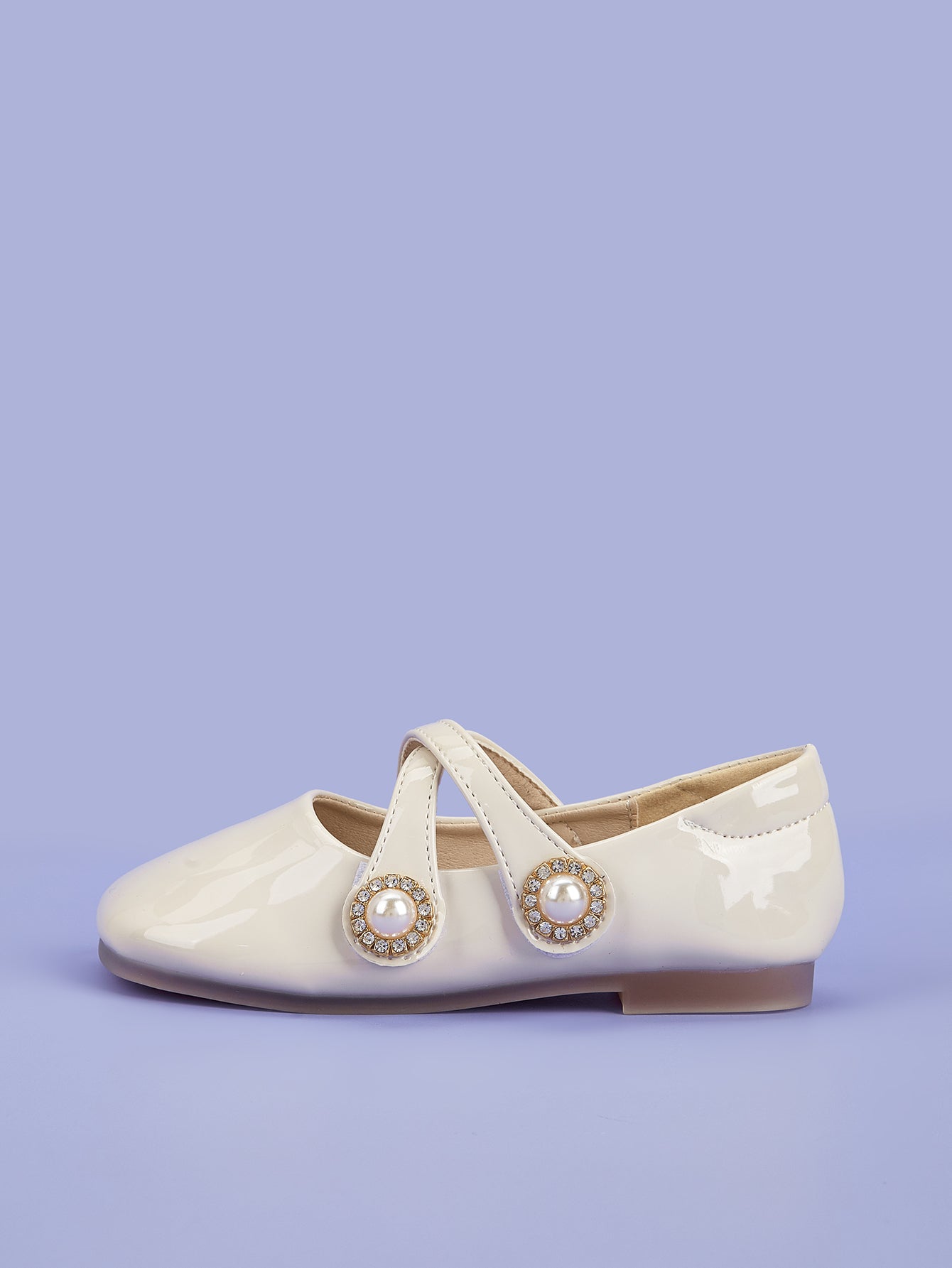 OFF-WHITE DOUBLE STRAP PEARL BELLIES