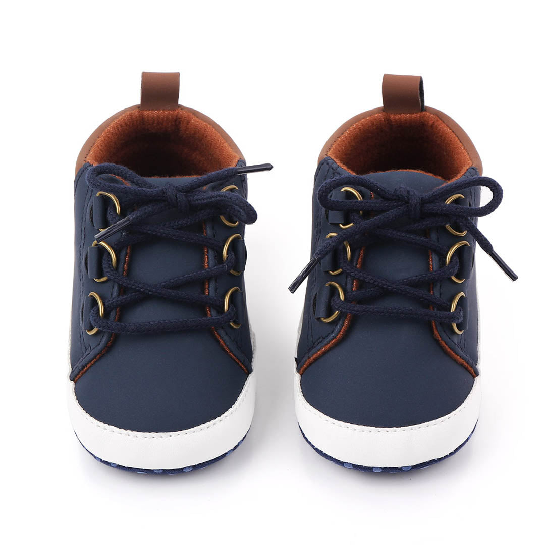 LACE UP NAVY BLUE SHOES