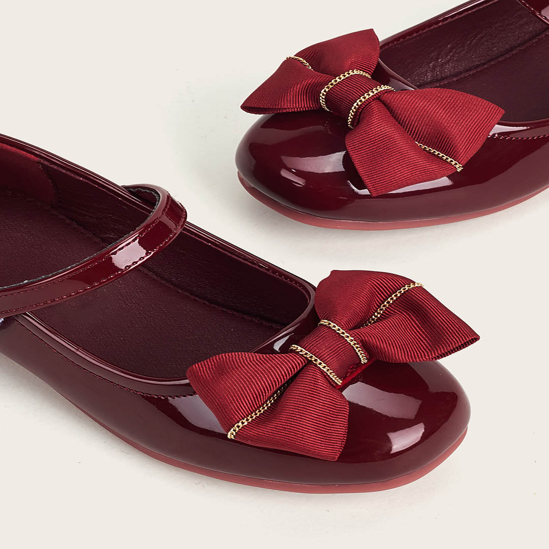 MAROON BOW BELLIES
